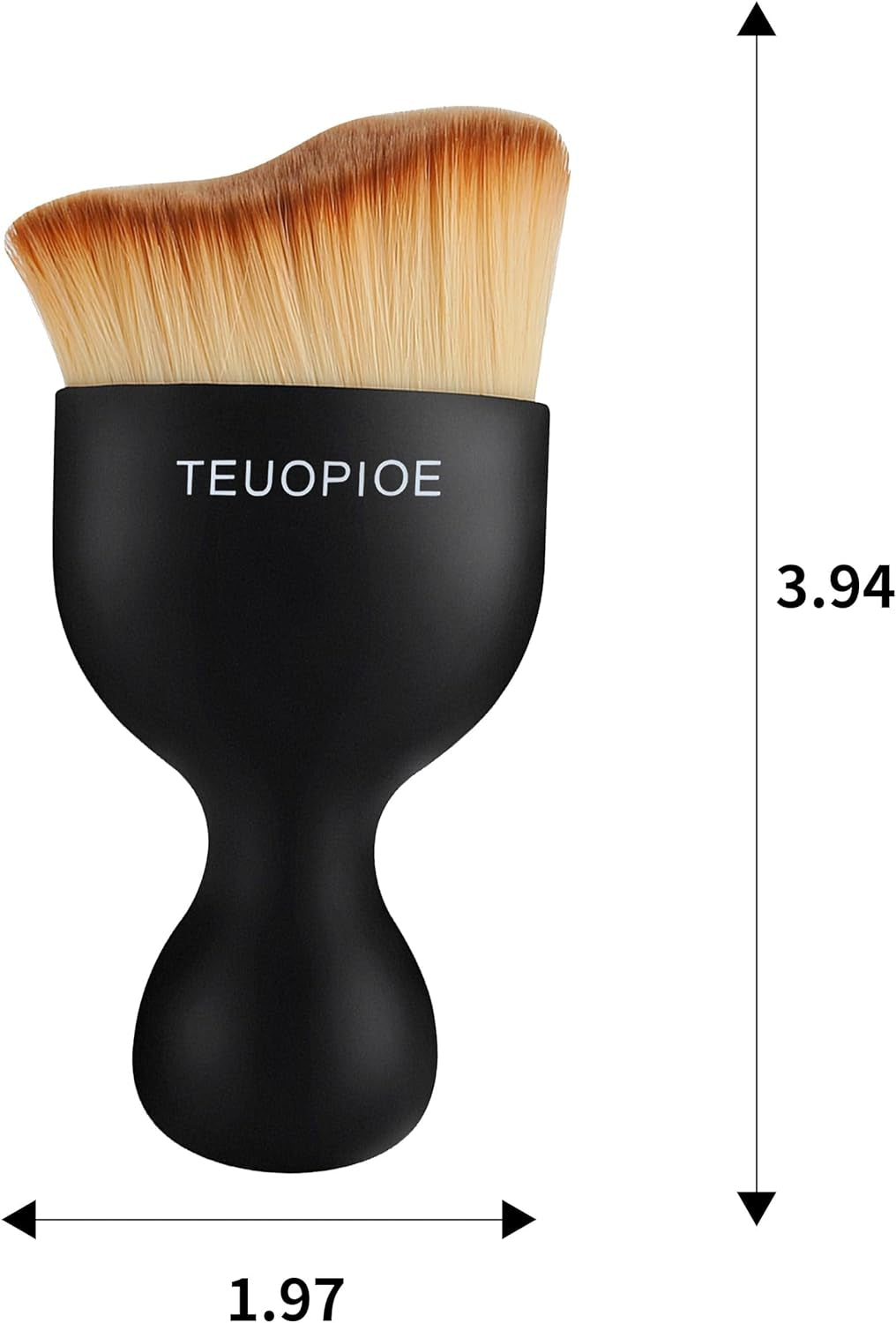 Car Interior Detailing Brush - Soft Hair Dusting Tool for Air Vents and Surfaces (Brown)